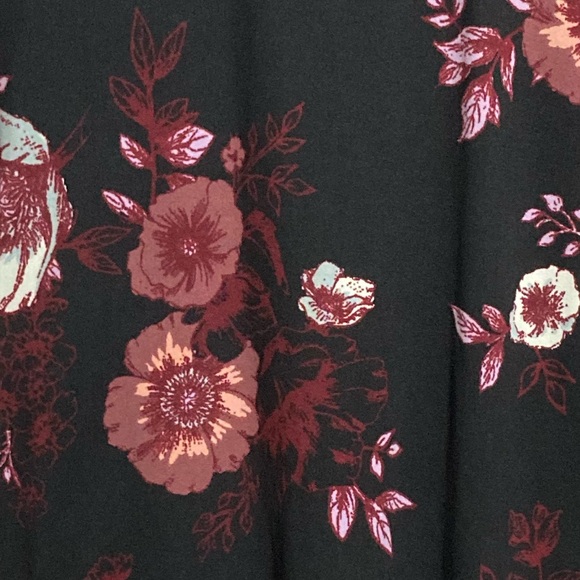 MUDD Medium Floral Dress Burgandy Multicolor Stretch EUC! E9163 - Picture 15 of 15